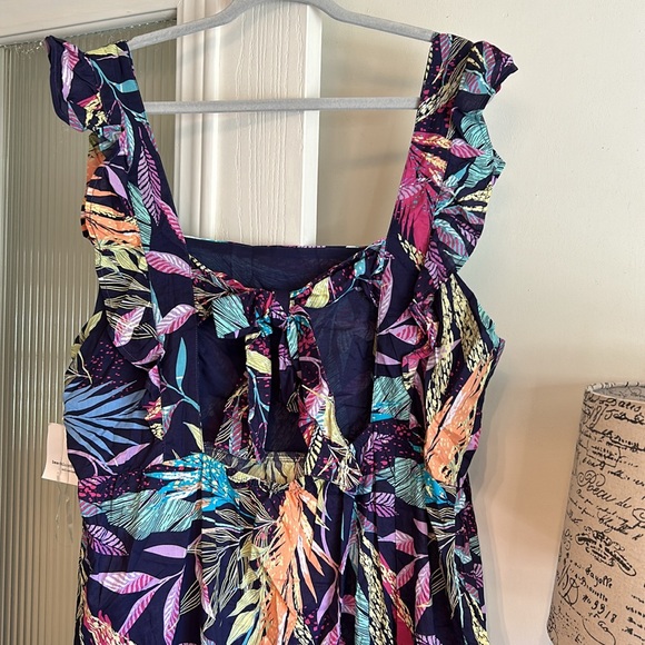 Beach Lunch Lounge Tie Back Sundress (XXXL) - Picture 5 of 11